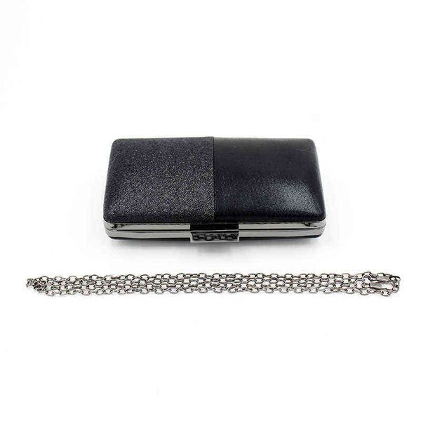 

simple black evening bag magic color pu hand holding one shoulder diagonal cross party celebrity ess