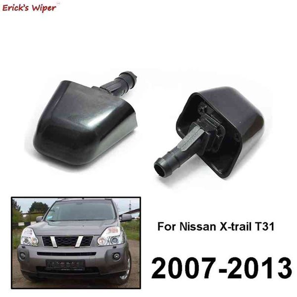 

erick's wiper 2pcs car headlight washer jet nozzle 28641-1da0a 28642-1da0a for nissan x-trail xtrail 2 t31 2007 - 2013 nozzles