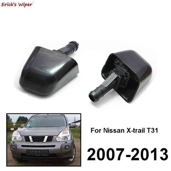 Erick's Wiper 2-teilige Auto-Scheinwerferwaschanlage-Jet-Düse 28641-1DA0A 28642-1DA0A für Nissan X-Trail Xtrail 2 T31 2007–2013 Düsen