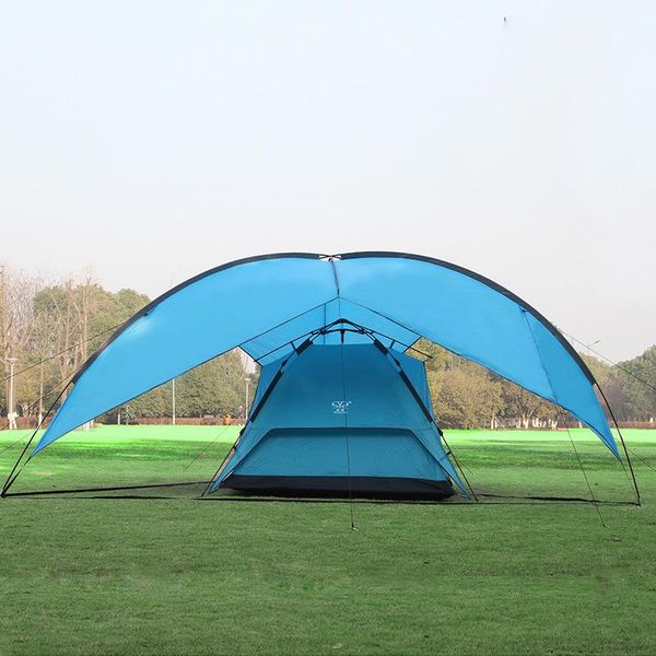 

480*480*480*200cm waterproof canopy huge sun shelter bivvy awning beach pergola fishing outdoor camping tent tents and shelters