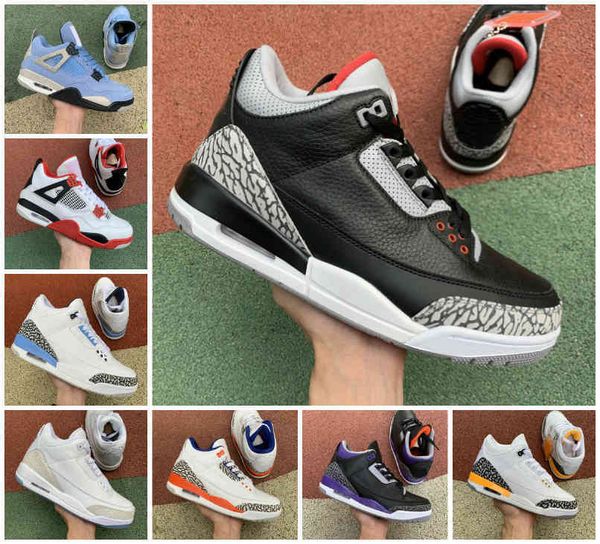 

shoes laser orange fire red 3 3s mens basketball air unc fragment black white cement varsity royal flight men 4 university blue
