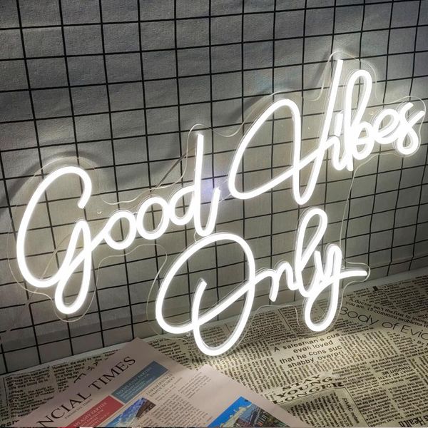 

other lighting bulbs & tubes custom waterproof flex wedding neon sign good vibes only handcrafted love for shop logo club nightclub game roo