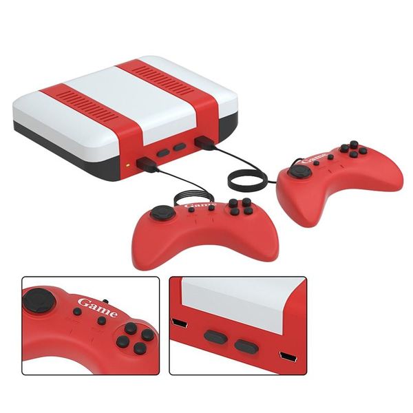 

portable game players 620 double red white console nes 8-bit fc nostalgic retro mini battle