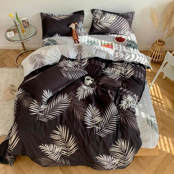 

bedding sets style dry leaves set cotton bed linen sheet cover 240x220 single double  king quilt covers