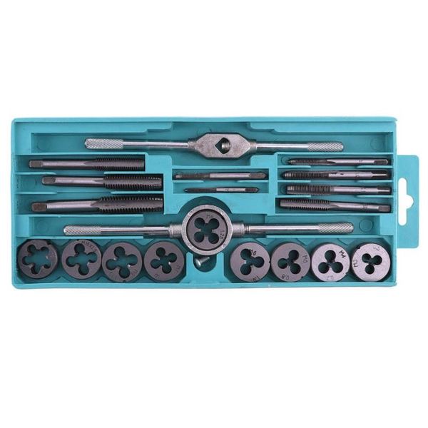 

professional hand tool sets 20pcs/set metric tap combination metal fitting and die set