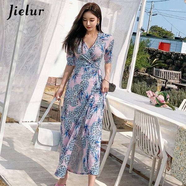 

casual dresses pineapple printed women dress skinny summer short sleeve vacation boho slim elegent fashion beach vestidos mujer, Black;gray