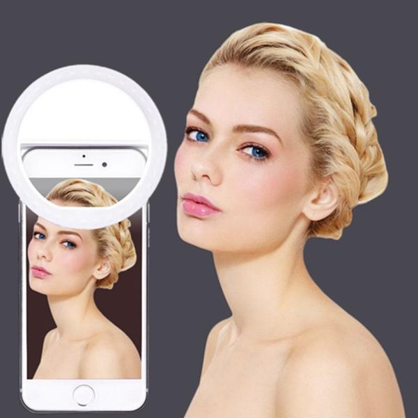 

charge led selfie ring light for supplementary lighting night darkness enhancing phone fill flashes