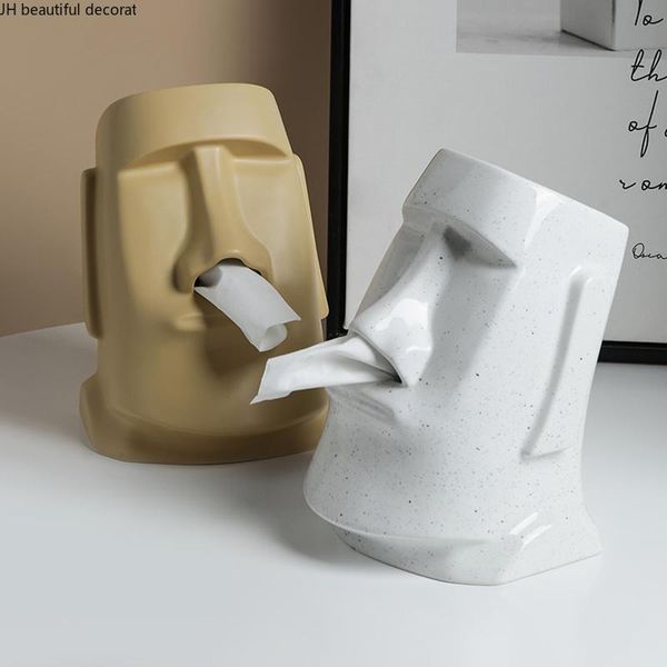 

tissue boxes & napkins nordic creative ceramic box portrait living room coffee table dining pumping home decoration accessories