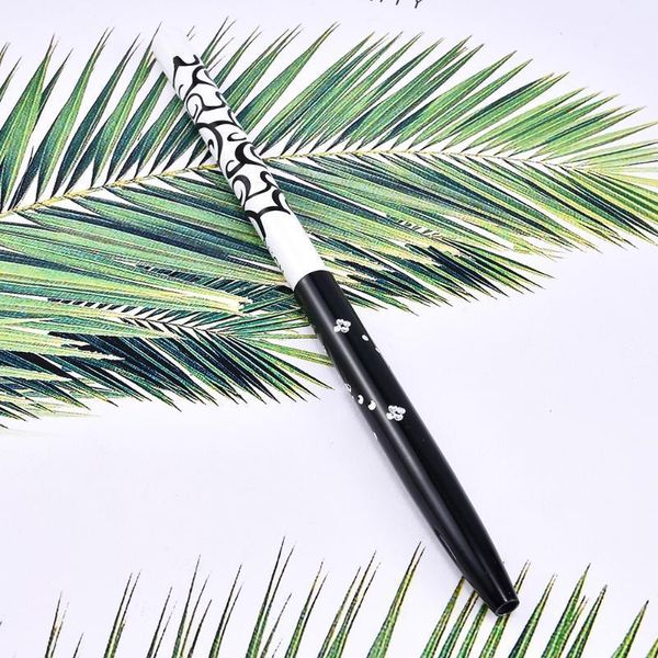 

1pcs acrylic nail painting flower drawing pen art for ongles gel polish brush sable uv1, Yellow