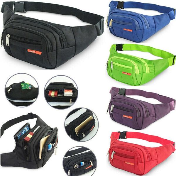 

waist bags waterproof belt bag running jogging outdoor pocket fanny pack bum gym