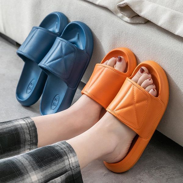 

slippers female couple indoor eva platform non-slip shoes men wear-resistant mens, Black