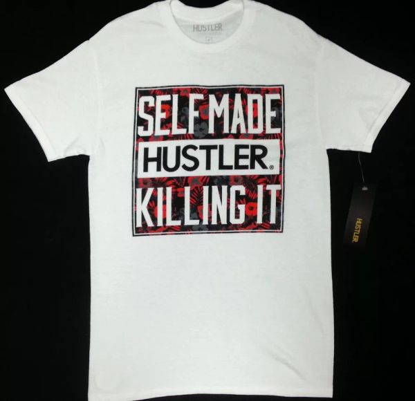 

hustler self made hustler killing it t-shirt nwt 100% authentic, White;black