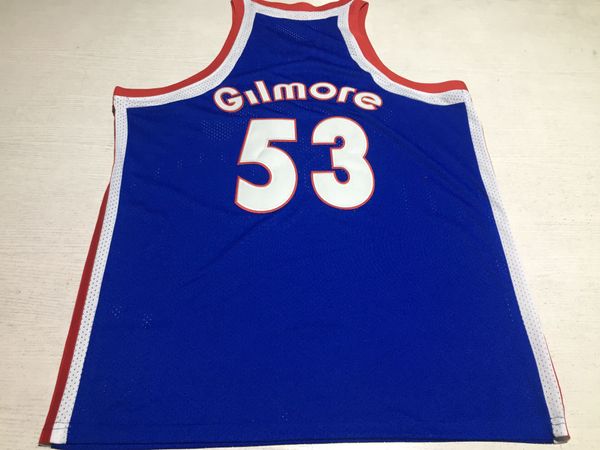 Vintage personalizado 1974 Aba Artis Gilmore Basketball Jerseys Kentucky Coronéis Azuis Clássicos College Wear ou Qualquer Nome Número S-5XL