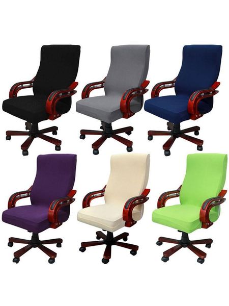 

chair covers office cover washable anti-dust stretch seat computer slipcover