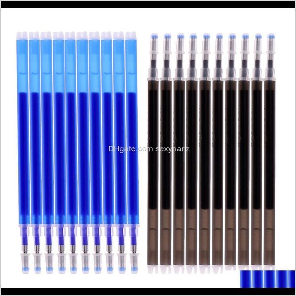 

notions apparel drop delivery 2021 20pcsset high temperature disappearing refill pens heat erase sewing tools bvupa, Black