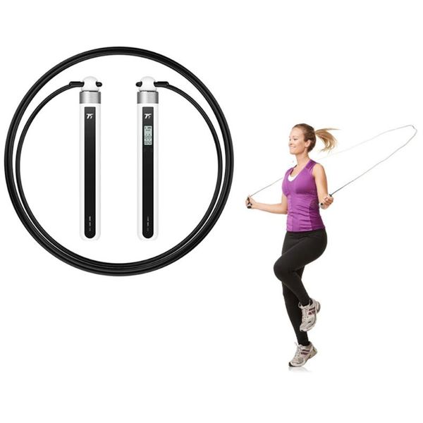 

smart electronic counting skip rope with app data analysis rechargeable skipping for adults and kids fitness exercise jump ropes