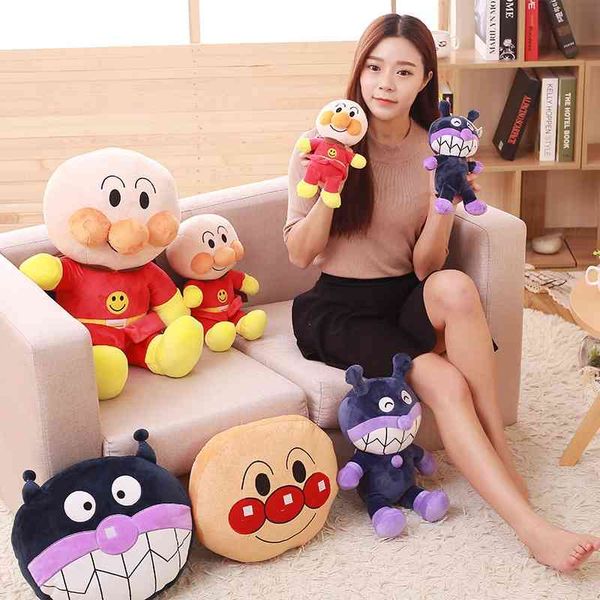 

japanese red bean bread superman plush toys children anpanman bacteria boy doll