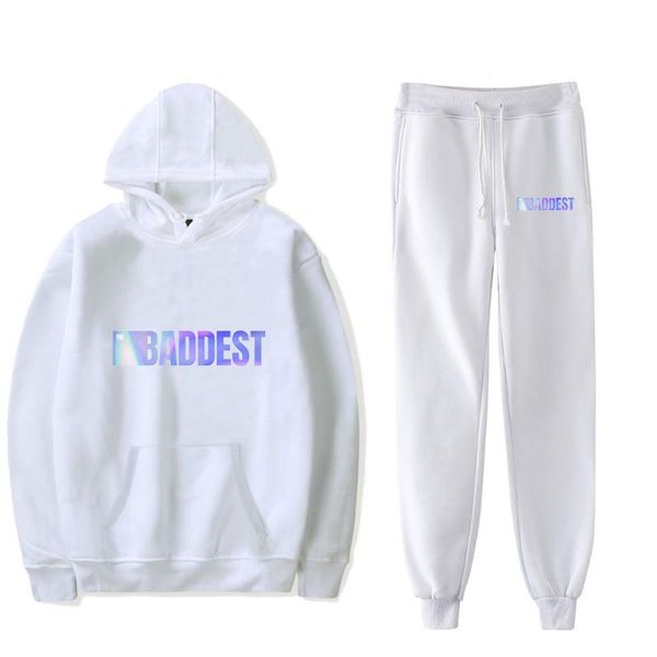 

men's tracksuits kda set style jogger pants and sweatshirt sets sports hoodies sweatshirts cotton clothing harajuku printed 2021 piece, Gray