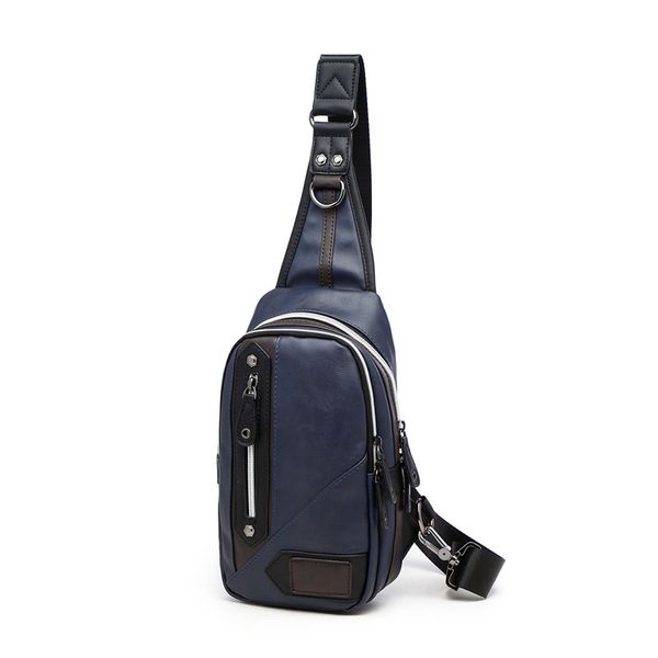 

casual men chest bag crossbody single shoulder small back pack for outdoor pack travel sac de poitrine