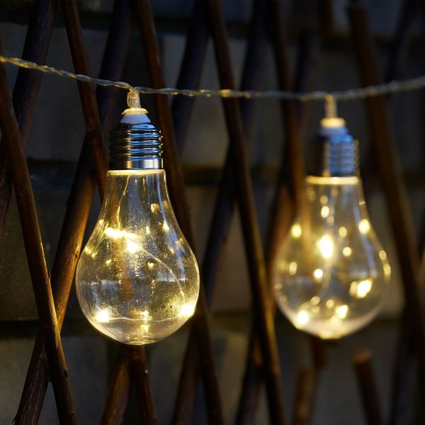 

2021 new solar g50 bulb 20 led copper wire lamp powered edison bulb string lights garden outdoor garden decoration waterproof summer lamp