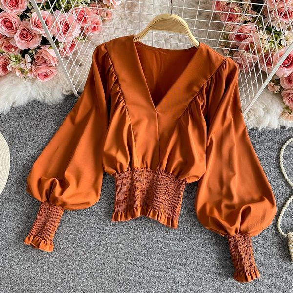 

women's t-shirt 2021 fashion clothing v-neck full womens and blouses, White