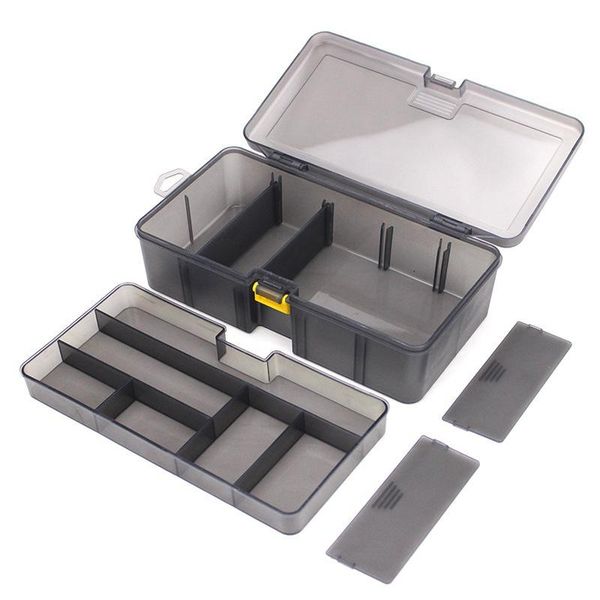 

fishing accessories double-layer gear box bait storage waterproof tool tackle boxes