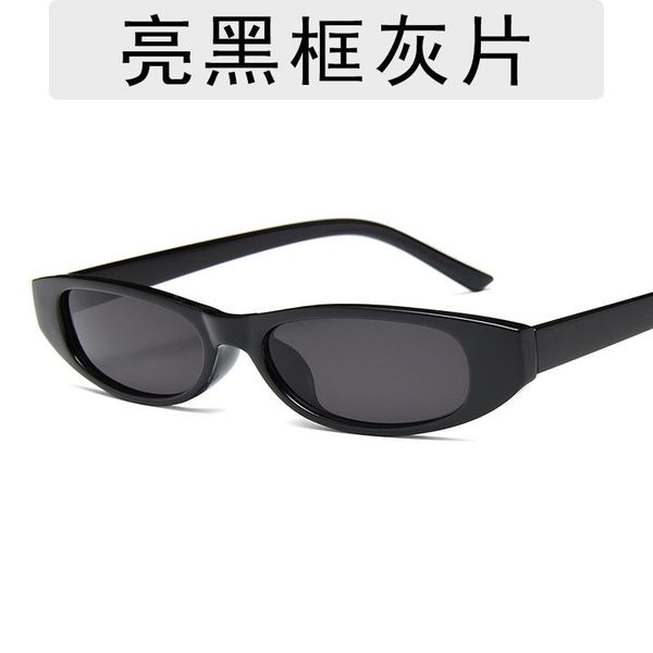 

sunglasses 2021 trend cat eye small frame shades for women selling metal hinge glasses uv400, White;black