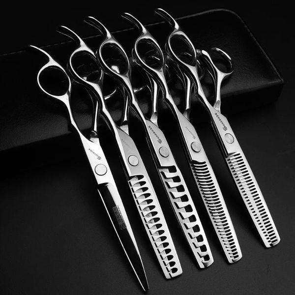 

hair scissors 6 inch japan 440c steel hairdressing special non-slip wear-resistant stainless for hairdressers ogo