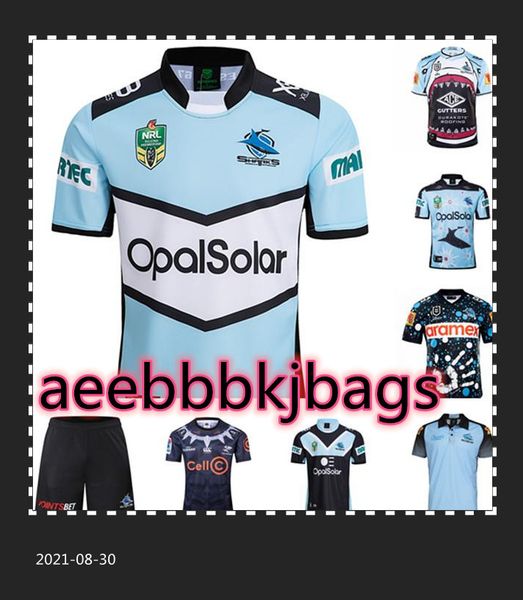 

2021 queensland maroons malou cronulla shark rugby jersey warrior black sharks warriors thai rugbys shirt s-5xl, Black;gray