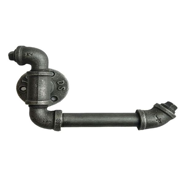 

bath accessory set vintage black finish bathroom paper holder - storage shelf, as described