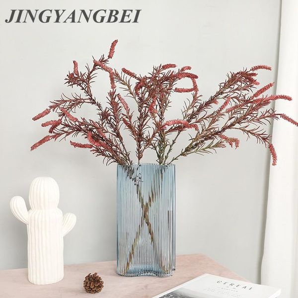 

decorative flowers & wreaths autumn artificial flower branch decor fake plant shuwei grass home decoration garden wedding el party