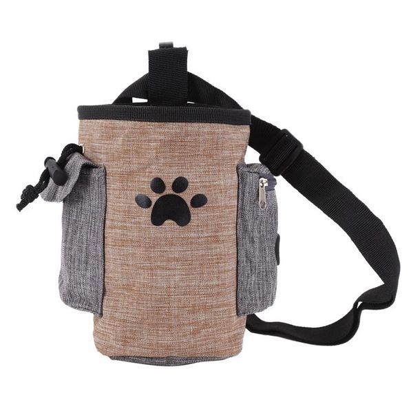 

dog car seat covers treat pouch pet hands training walking bag dogs outdoor portable backpack carrier litter waist pack 1pcs