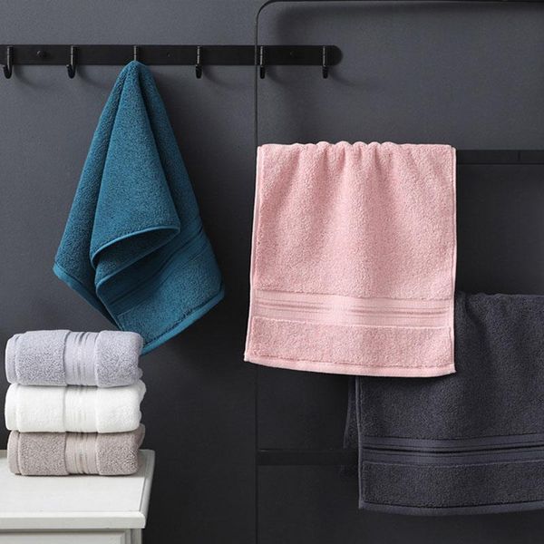 

towel face combed cotton thicken el solid color strong absorbent household hand towels