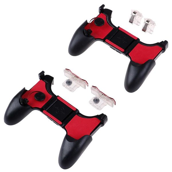 

game controllers & joysticks 5 in 1 handle foldable controller for pubg pad grip fire shooter button android gamepad joystick mobile