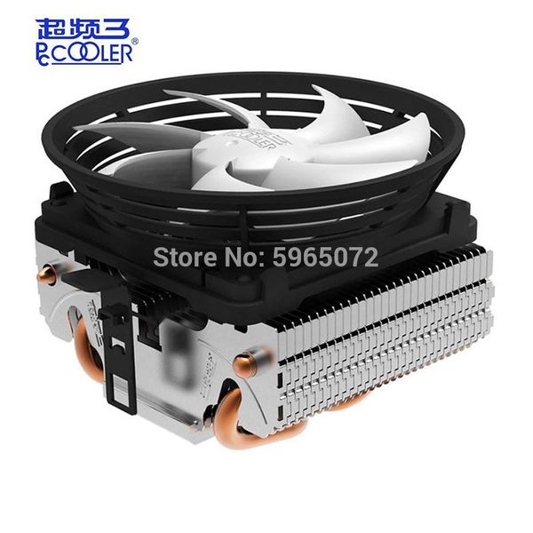 

pccooler 2 heat pipe cpu air cooling fan quiet radiator computer processor cooler for intel lga 775 1155 1151 1156 amd am3/4/2 fans & coolin
