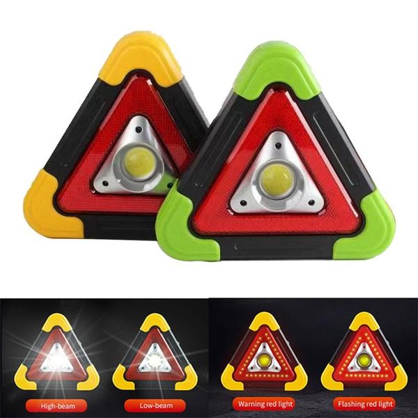 

emergency lights multi-function triangle warning light portable car led repairing work lamp for vehicle breakdown safety accessories