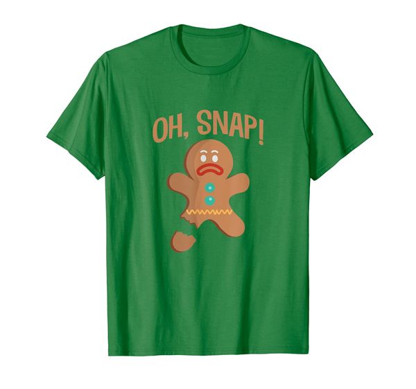 

Oh Snap! Funny Gingerbread Cookie Broken Leg Xmas T-Shirt, Mainly pictures