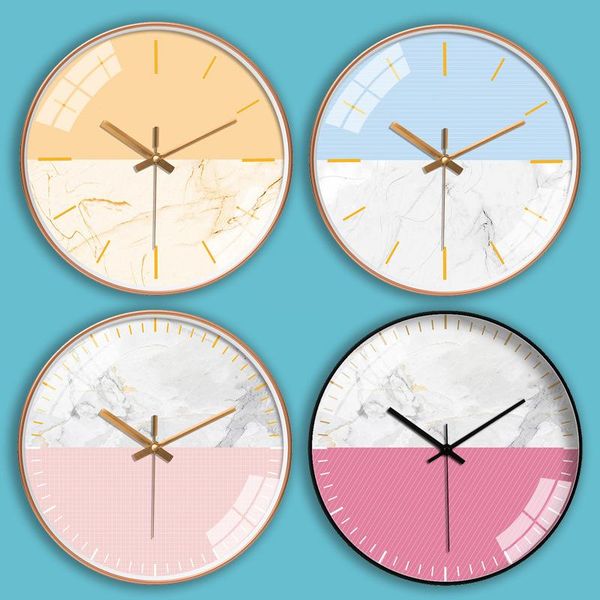 

wall clocks [12-inch 30cm] nordic clock modern design simple hanging art creative living room mute home bedrom decoratio