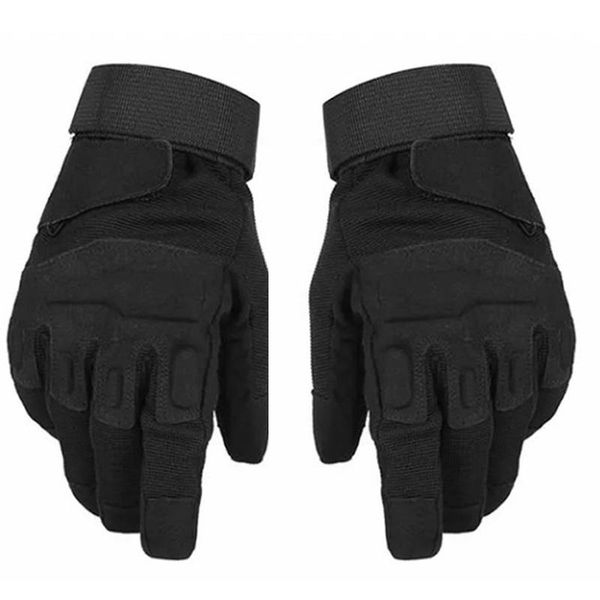 

cycling gloves outdoor gloves, tactical full-finger, non-slip mountaineering bicycle accessories, Black
