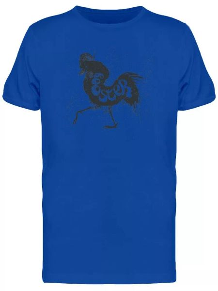 

Black Rooster Silhouette Tee Men's -Image by Shutterstock, White;black
