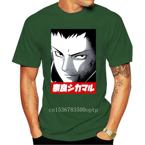 

men's t-shirts shikamaru hip hop t shirts women men ullzang fashion t-shirt 90s graphic tshirt streetwear tees clothes, White;black