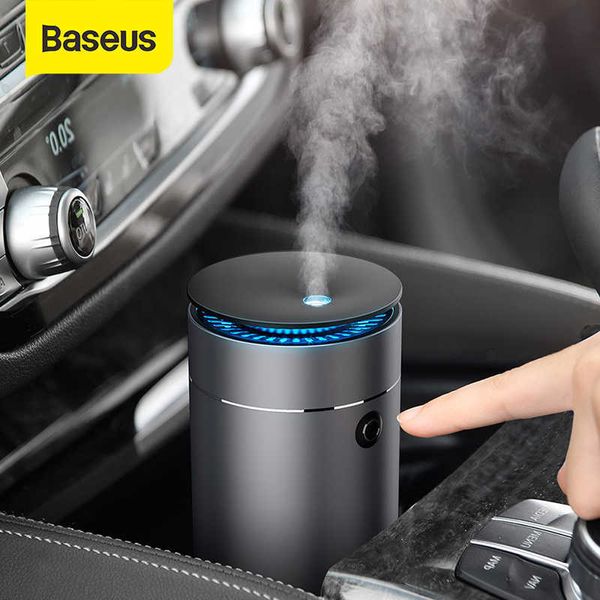 Baseus Auto Diffusor Luftbefeuchter Auto Luftreiniger Aromo Lufterfrischer mit LED-Licht für ätherische Öle Aromatherapie 210724