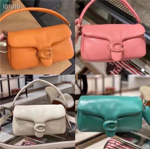 

2021 c leather pure color pilot tabby luxuryss designerss bag yw