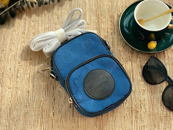 

fashion designer men/women small square bag luxury original off the grid super mini nylon handbag outdoor travel single shoulder messenger m