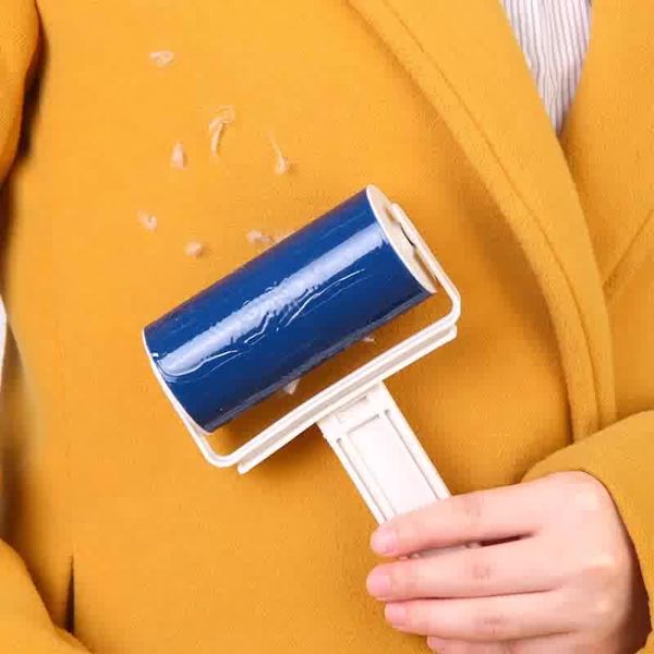 Rulli di lanugine lavabili appiccicosi portatili Lenzuola per divani Pet Hair Cleaner Collector Cleaner Dust Catcher Remover Dust Sticky Roller 5397 Q2