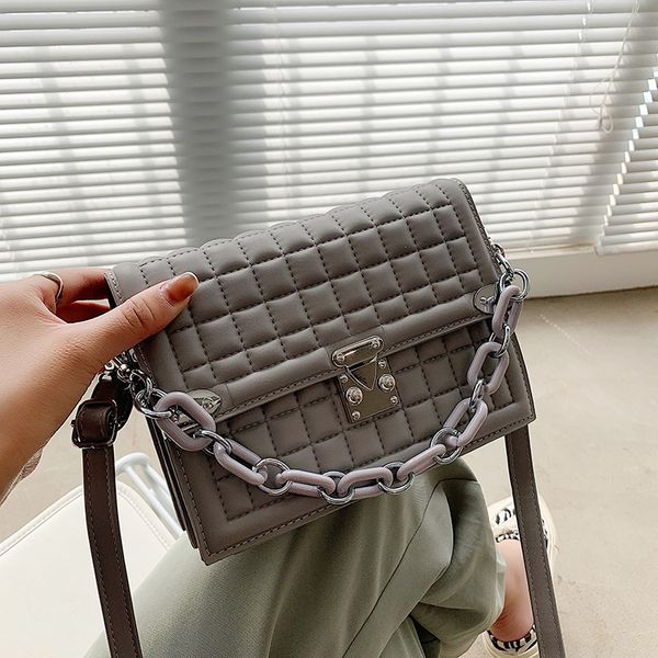 

new high-quality pu leather womens designer messenger bag handbag 2021 womens fashion rhombus chain shoulder bag