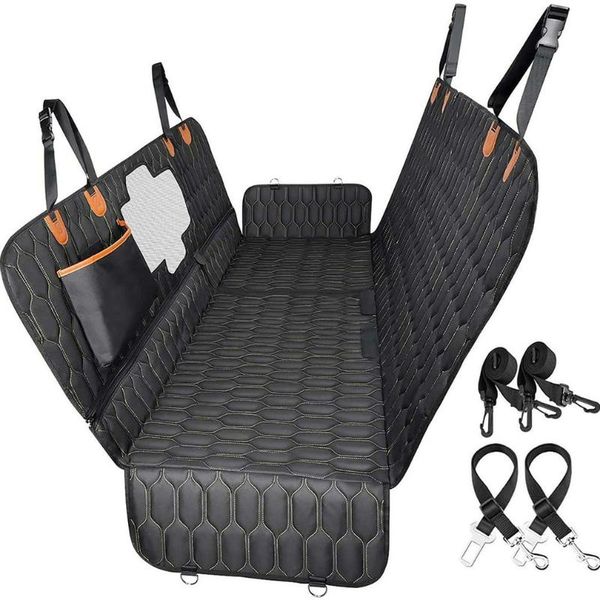 

kennels & pens 4-in-1 dog car seat cover durable non-slip open net pocket dirty-proof and waterproof pet mat