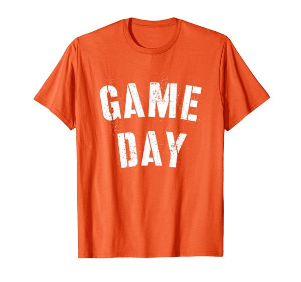 

game day - vintage tough t-shirt, White;black