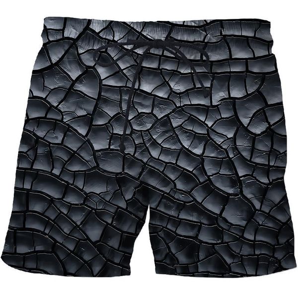 

summer holiday beach pants 3d dizzy stripes printed quick-drying swimming trunks personalized men's 2021 shorts, White;black