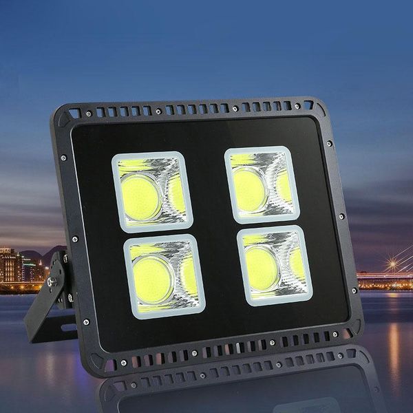 

floodlights 4pcs led flood light 110lm/w cob 50w 100w 150w 200w 300w 400w 500w 600w water proof outdoor lights ac85-265v project lamp